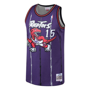 Vince Carter Toronto Raptors Mitchell & Ness 1997-98 Hardwood Classics Swingman Jersey - White/Purple