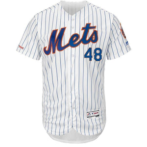 Jacob deGrom New York Mets Majestic Collection Flex Base Player Jersey – Royal/White