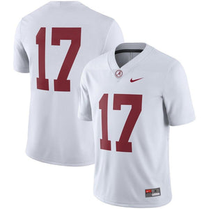 #17 Alabama Crimson Tide Nike Game Jersey - White