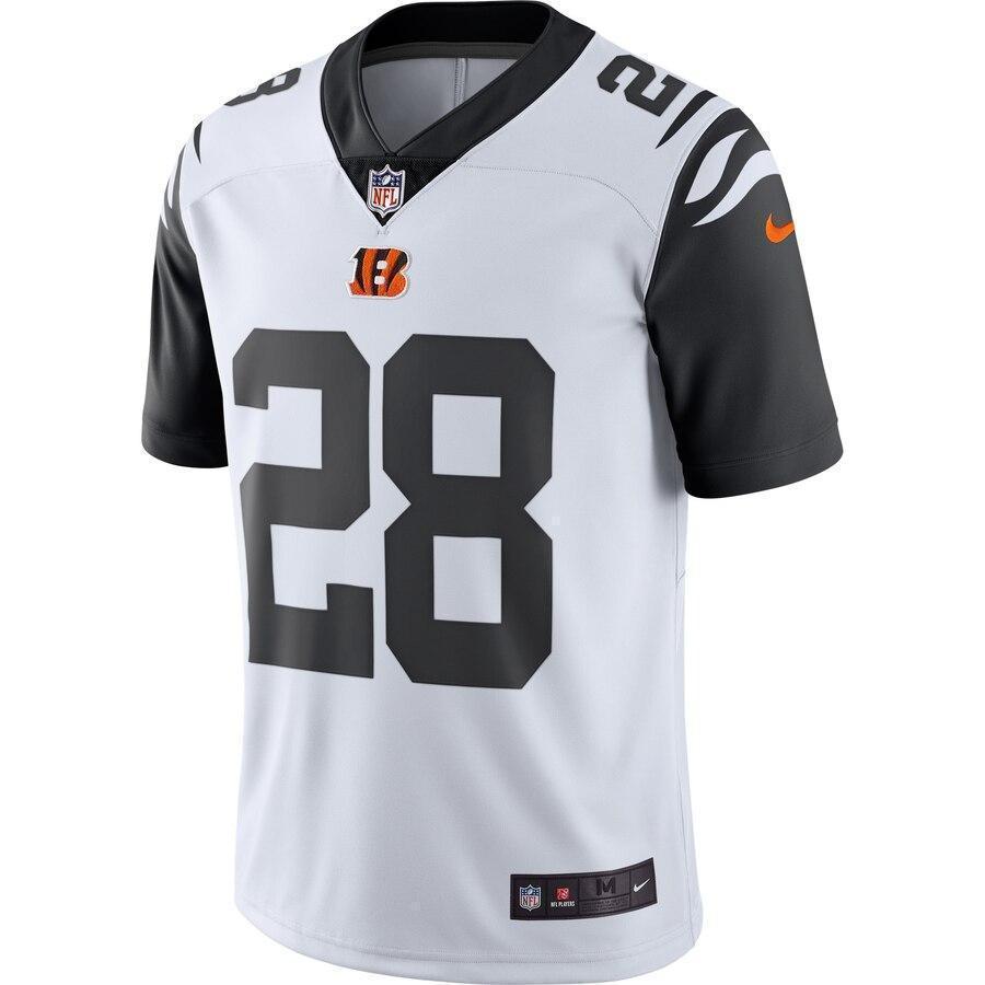 Joe Mixon Cincinnati Bengals Nike Color Rush Vapor Limited Jersey - White