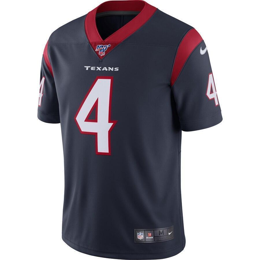 Deshaun Watson Houston Texans Nike NFL 100 Vapor Limited Jersey - Navy