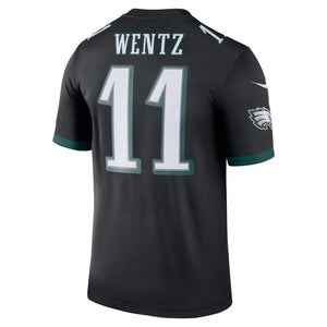 Carson Wentz Philadelphia Eagles Nike Color Rush Legend Jersey - Black