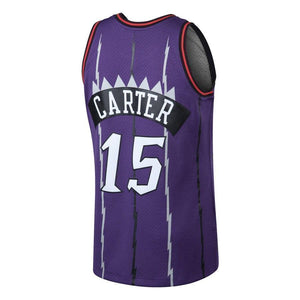 Vince Carter Toronto Raptors Mitchell & Ness 1997-98 Hardwood Classics Swingman Jersey - White/Purple