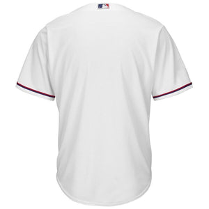 Texas Rangers Majestic Official Cool Base Jersey - White