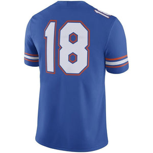 #18 Florida Gators Jordan Brand 2018 Game Football Jersey - Royal