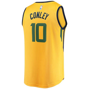 Mike Conley Utah Jazz Fanatics Branded Gold Fast Break Jersey - Statement Edition