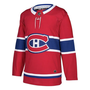 Montreal Canadiens adidas Home Blank Jersey - Red