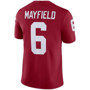 Baker Mayfield Oklahoma Sooners Jordan Brand Alumni Player Jersey - Crimson