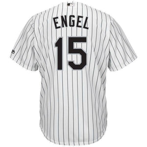 Adam Engel Chicago White Sox Majestic Home Cool Base Player Jersey – White