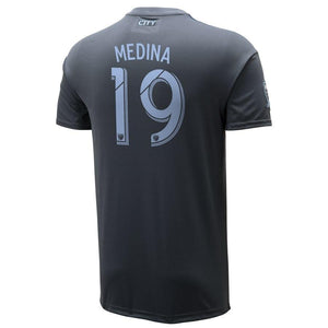 Jesús Medina New York City FC  2018 Secondary Player Jersey – Gray