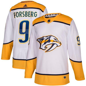 Filip Forsberg Nashville Predators adidas Away Player Jersey - White