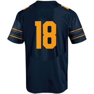 Cal Bears Under Armour #18 Football Jersey – Navy