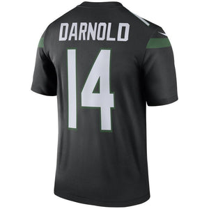 Sam Darnold New York Jets Nike Color Rush Legend Jersey - Stealth Black