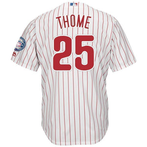 Jim Thome Philadelphia Phillies Majestic Hall of Fame  Jersey – White/Scarlet