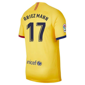 Antoine Griezmann Barcelona 2019/20 Away Stadium Player Jersey - Yellow