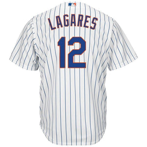 Juan Lagares New York Mets Majestic Official Cool Base Player Jersey - White