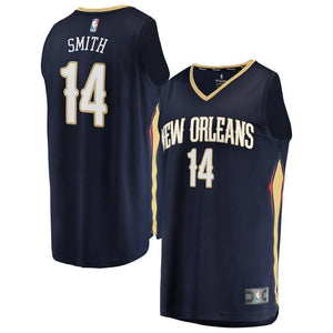 Jason Smith New Orleans Pelicans Fanatics Branded Fast Break Jersey - Icon Edition - Navy