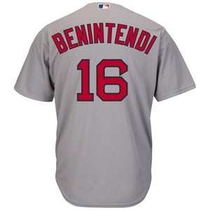 Andrew Benintendi Boston Red Sox Majestic Road Official Cool Base Replica Player Jersey - Gray