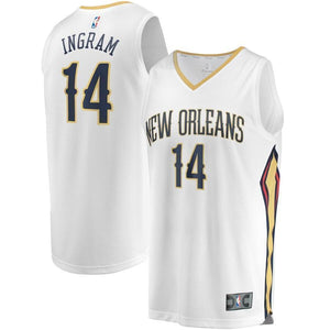 Brandon Ingram New Orleans Pelicans Fanatics Branded Fast Break Replica Jersey White - Association Edition