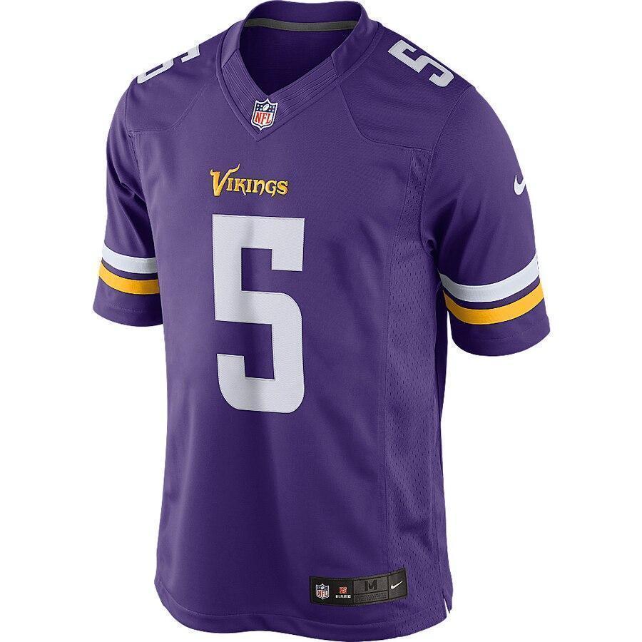 Teddy Bridgewater Minnesota Vikings Nike Limited Jersey - Purple