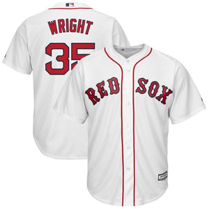 Steven Wright Boston Red Sox Majestic Home Cool Base Replica Player Jersey - White