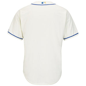 Seattle Mariners Majestic Official Cool Base Jersey - Cream