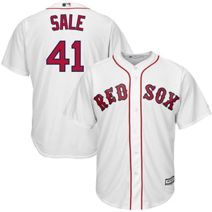 Chris Sale Boston Red Sox Majestic Home Cool Base Jersey - White