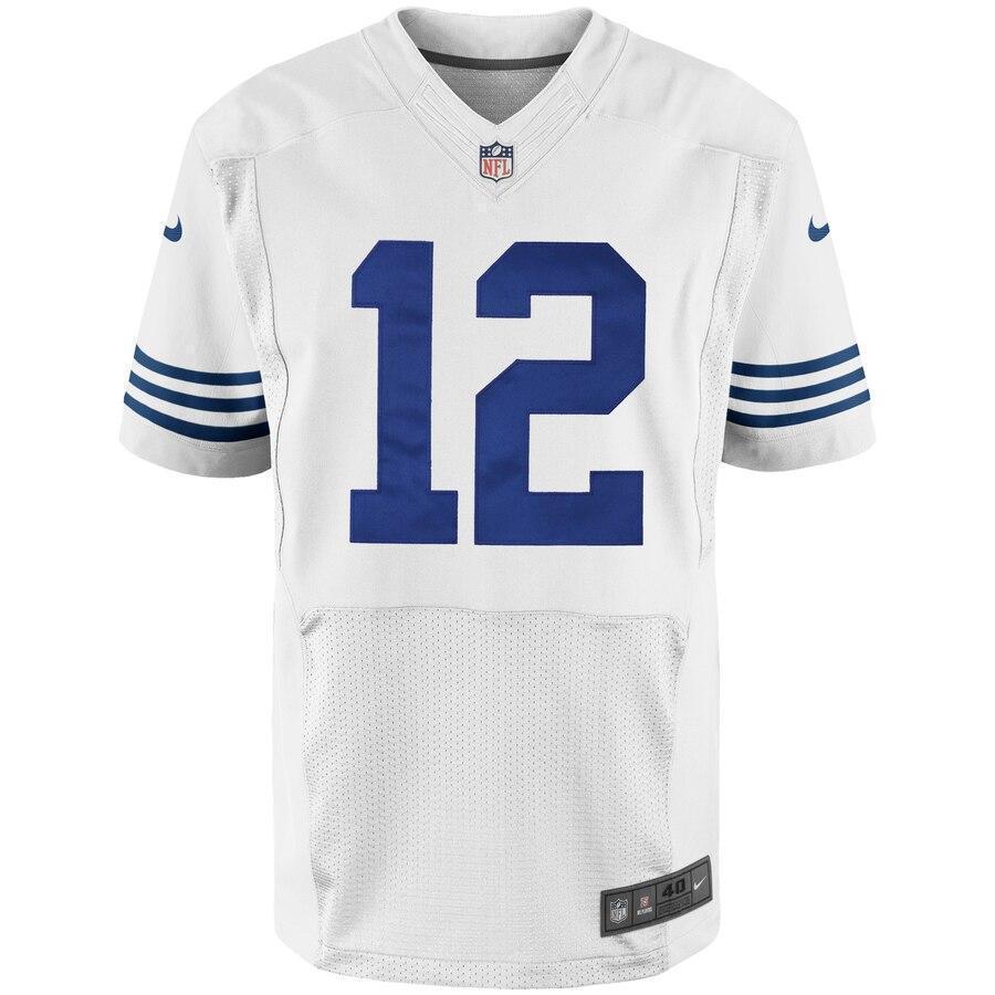 Andrew Luck Indianapolis Colts Nike Elite Alternate Jersey - White