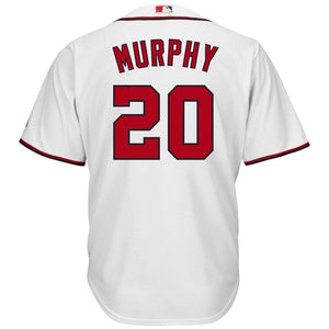 Daniel Murphy Washington Nationals Majestic Home Cool Base Player Jersey - White