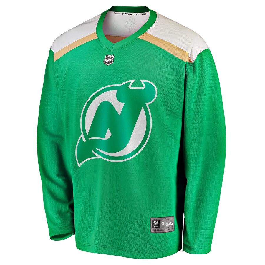 New Jersey Devils Fanatics Branded 2019 St. Patrick's Day Replica Jersey - Green