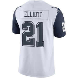 Ezekiel Elliott Dallas Cowboys Nike Vapor Untouchable Color Rush Limited Player Jersey - White