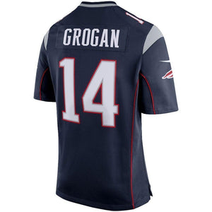 Steve Grogan New England Patriots Nike Retired Player Game Jersey - Navy Blue