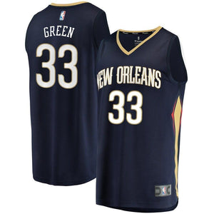 Garlon Green New Orleans Pelicans Fanatics Branded Fast Break Jersey - Icon Edition - Navy