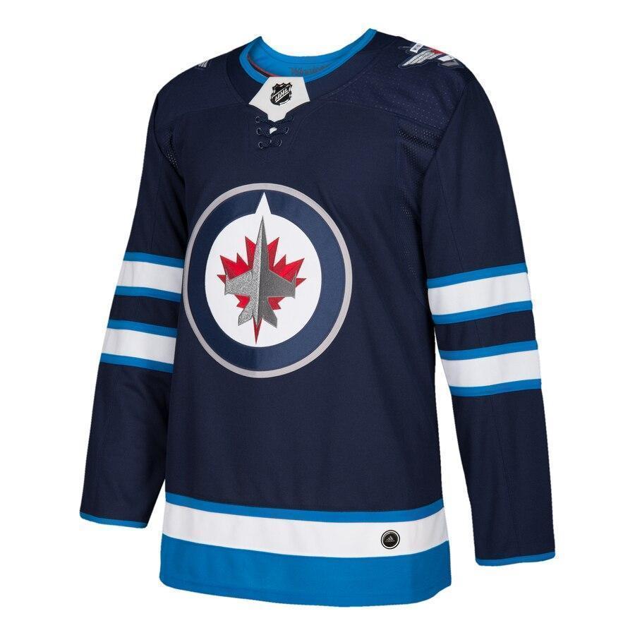 Winnipeg Jets adidas Home Blank Jersey - Navy