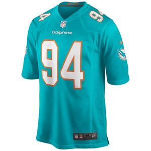 Christian Wilkins Miami Dolphins Nike Game Jersey - Aqua