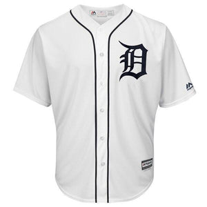 Jeimer Candelario Detroit Tigers Majestic Home Cool Base Player Jersey - White