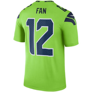 12s Seattle Seahawks Nike Color Rush Legend Jersey - Green