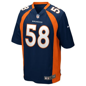 Von Miller Denver Broncos Nike Alternate Game Jersey - Navy Blue