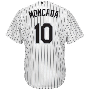 Yoan Moncada Chicago White Sox Majestic Alternate Official Cool Base Replica Player Jersey - Black/White