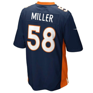 Von Miller Denver Broncos Nike Alternate Game Jersey - Navy Blue