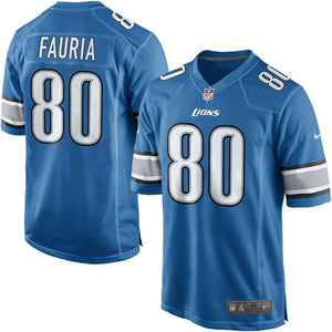 Joseph Fauria Detroit Lions Nike Game Jersey - Blue