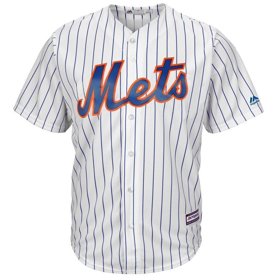 Jeff McNeil New York Mets Majestic Official Cool Base Player Jersey - White/Royal