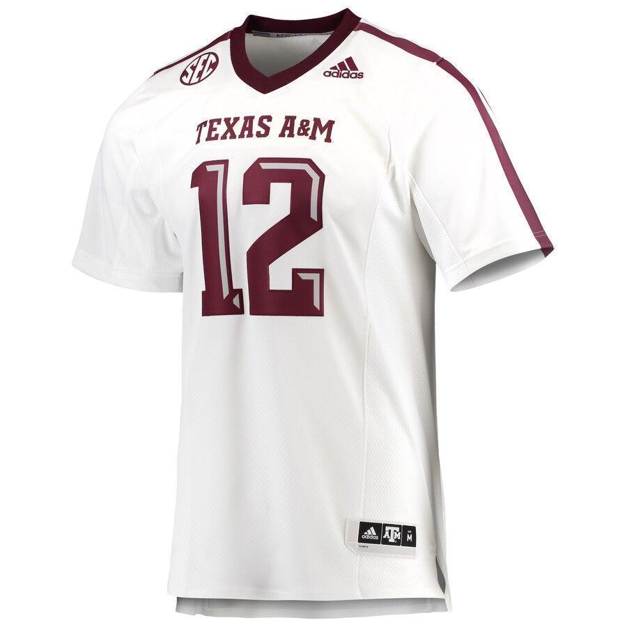 Texas A&M Aggies adidas Team Premier Football Jersey - White