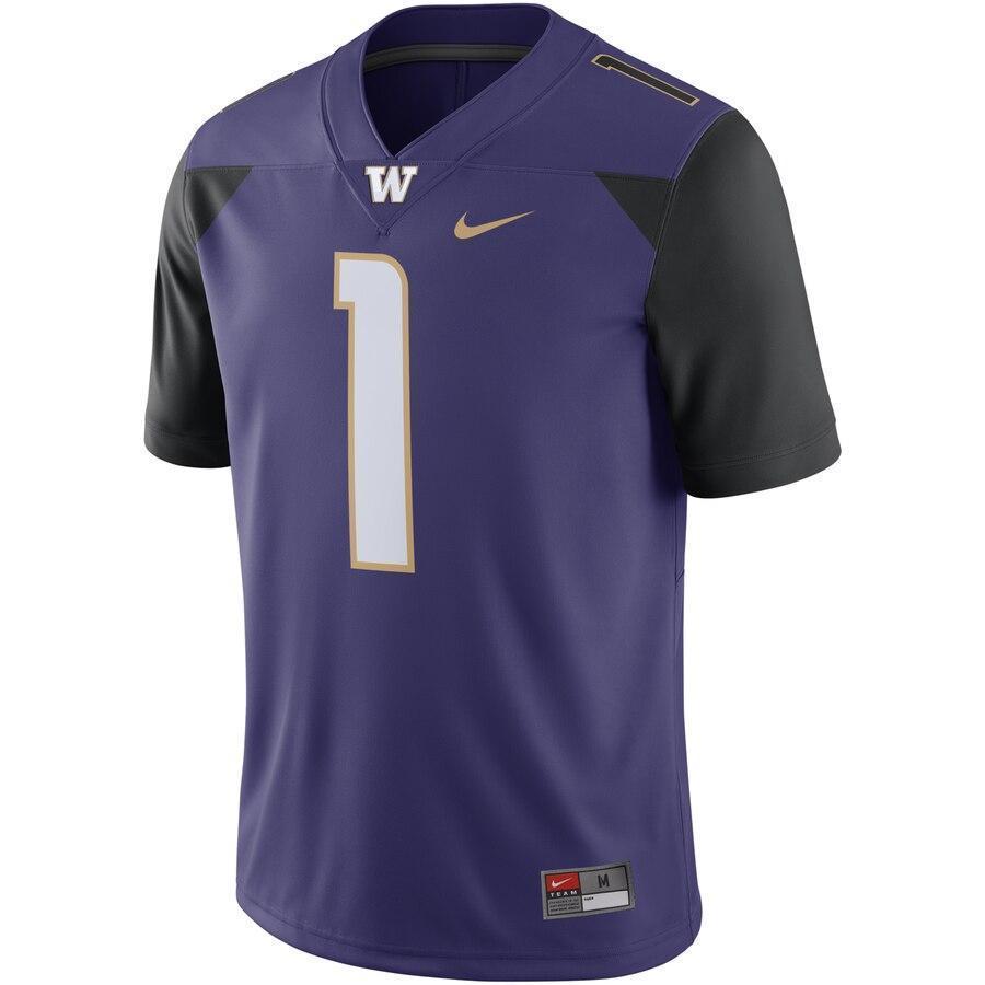 Washington Huskies Nike Team Game Football Jersey - Purple