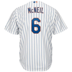 Jeff McNeil New York Mets Majestic Official Cool Base Player Jersey - White/Royal