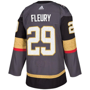 Marc-Andre Fleury Vegas Golden Knights adidas Player Jersey - Gray