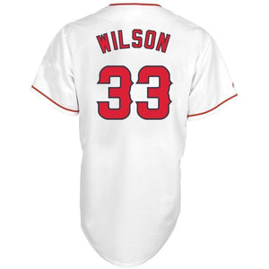 CJ Wilson Los Angeles Angels Majestic Home Replica Player Jersey - White