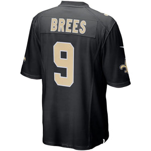 Drew Brees New Orleans Saints Nike Event Game Jersey - Black