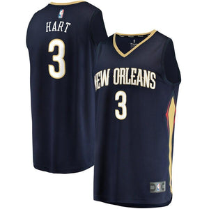 Josh Hart New Orleans Pelicans Fanatics Branded Fast Break Replica Jersey Navy - Icon Edition