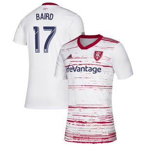 Corey Baird Real Salt Lake adidas 2019 Secondary Replica Player Jersey - White